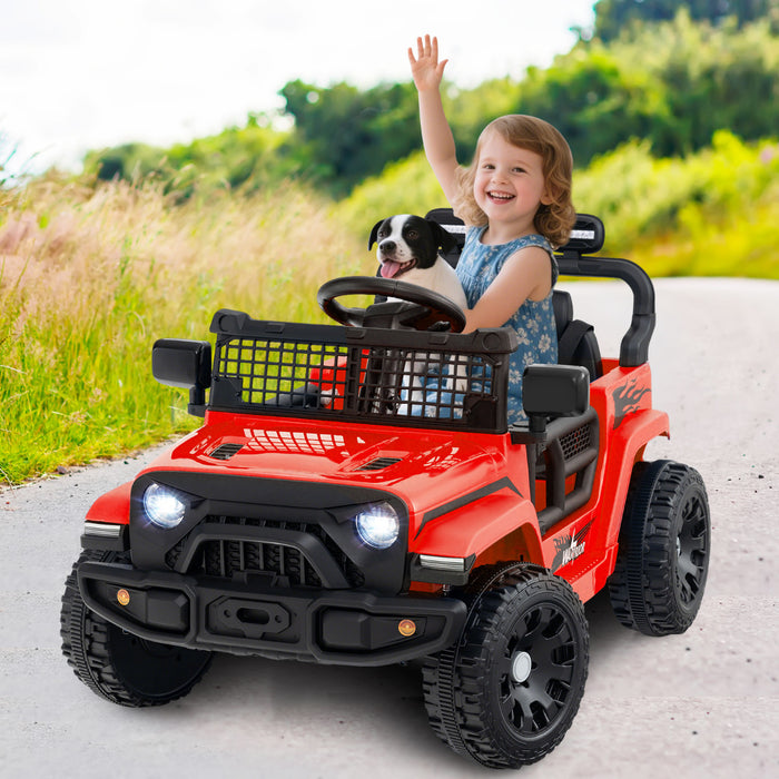 12V Kids Ride on Truck Car with Remote Control for Kid Over 3 Years Old-