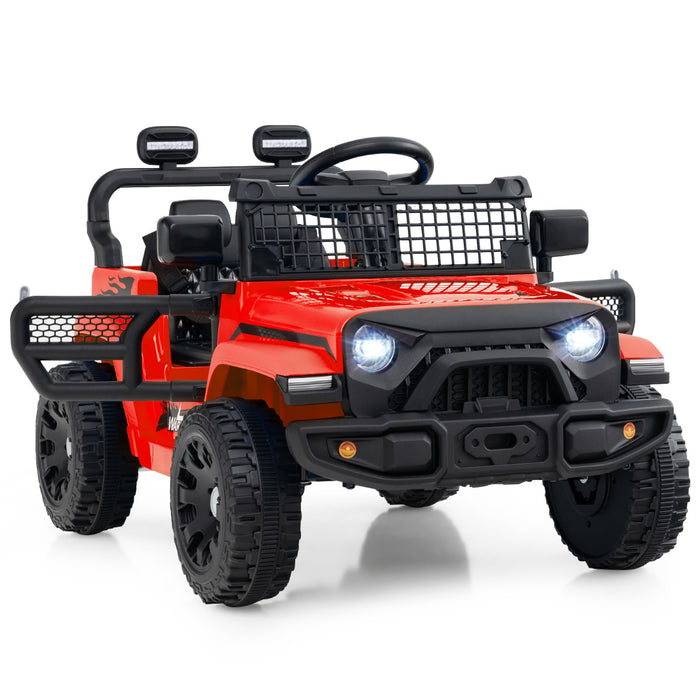 12V Kids Ride on Truck Car with Remote Control for Kid Over 3 Years Old-