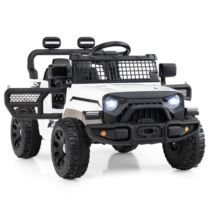 12V Kids Ride on Truck Car with Remote Control for Kid Over 3 Years Old-