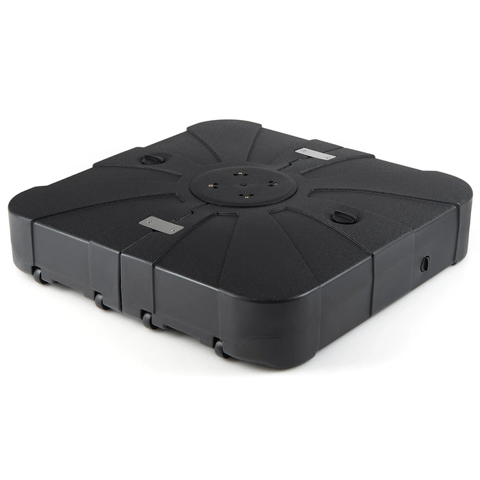 130 kg/170 kg Outdoor Cantilever Umbrella Base with Wheels Heavy-Duty Offset Patio Umbrella Stand-