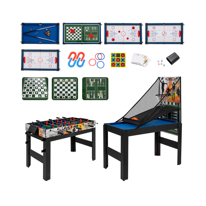 14-in-1 Combo Game Table Set Multi-Game Table 126 CM - Billiards-