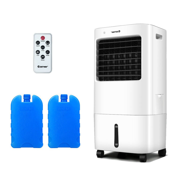 3-in-1 Evaporative Air Cooler Model - Air Cooling and Humidifying Device with Remote Control - Perfect Solution for Hot, Dry Weather Conditions