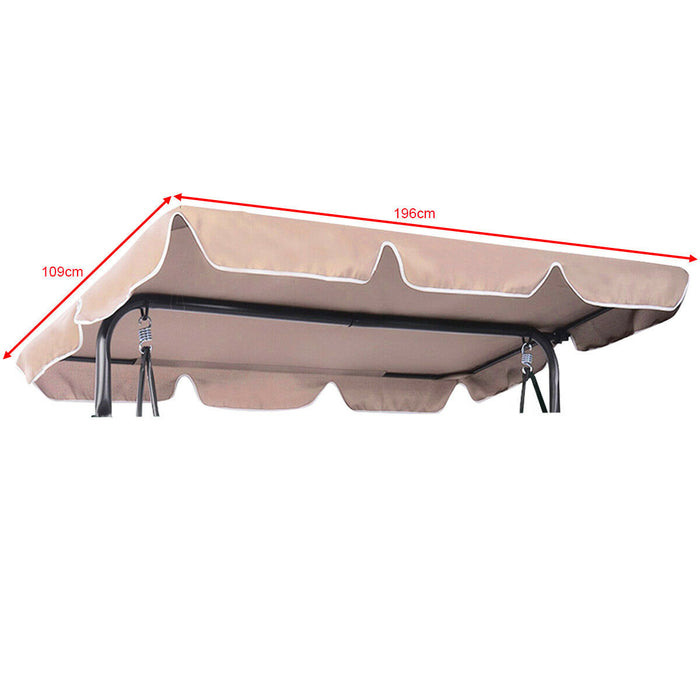 109 x 196cm Replacement Swing Canopy Cover-