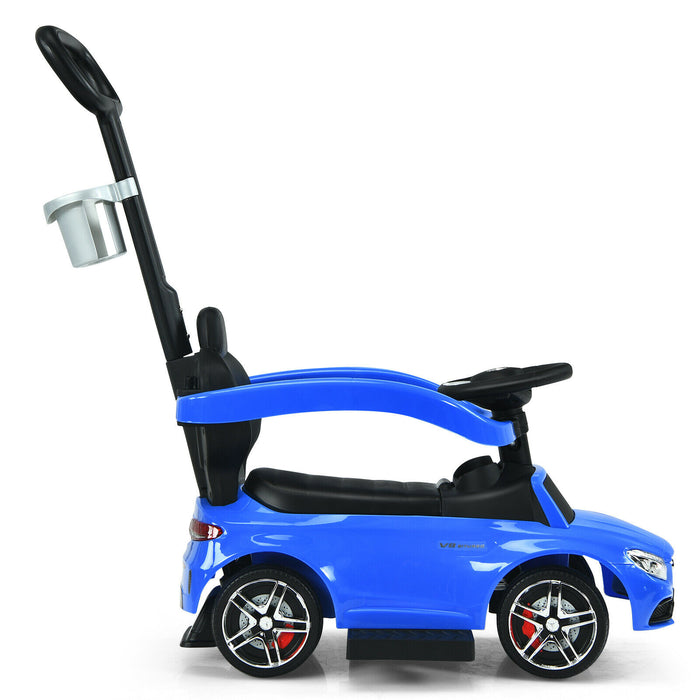 3 in 1 Ride on Push Car Licensed Mercedes Benz Car Slider Walker-