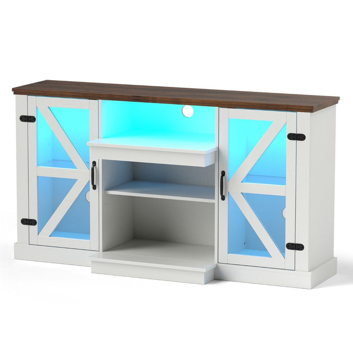 150 CM Media Console Table TV Cabinet for TVs up to 68 Inch-