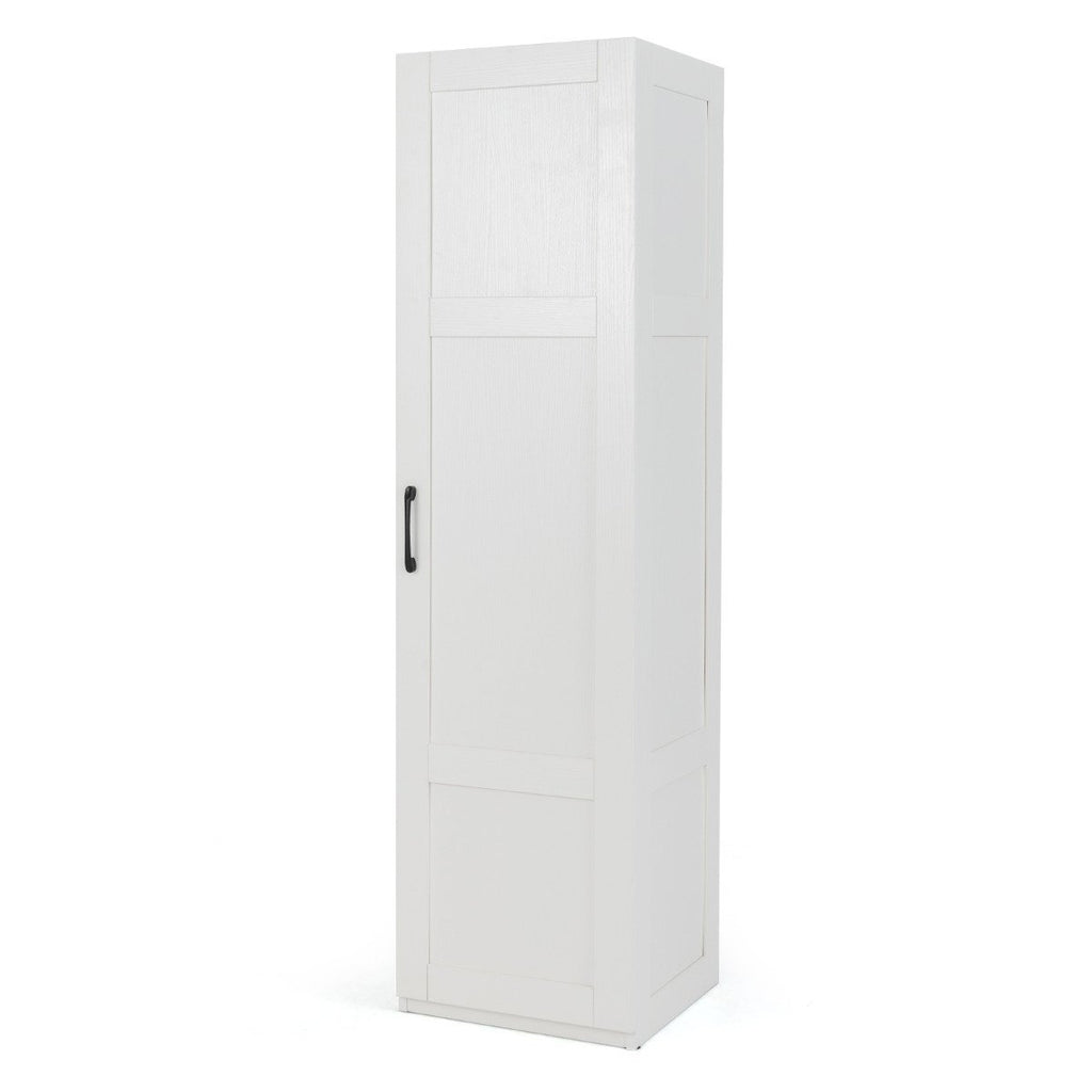 150 cm Tall 4-Tier Freestanding Storage Floor Cabinet-White
