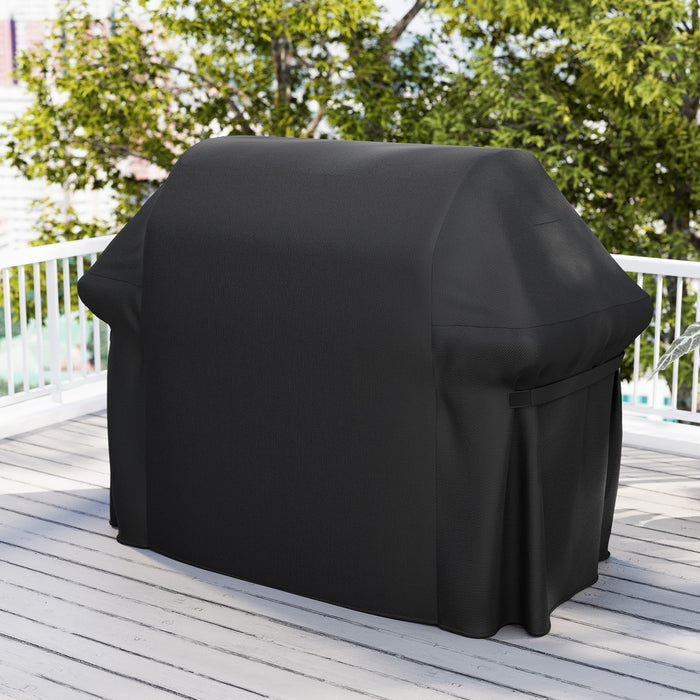 151 cm Heavy Duty Waterproof Grill Cover with Dual Handles-