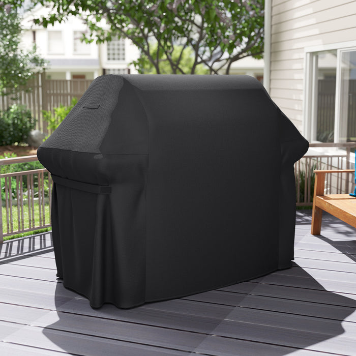 151 cm Heavy Duty Waterproof Grill Cover with Dual Handles-