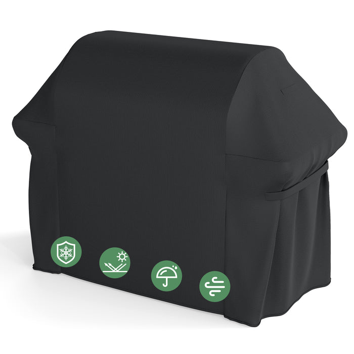 151 cm Heavy Duty Waterproof Grill Cover with Dual Handles-