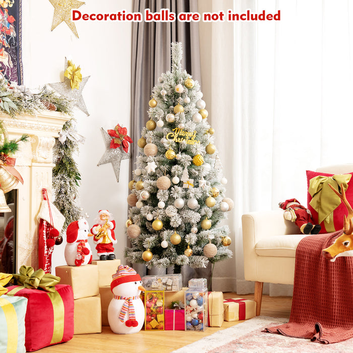 Illuminated Artificial Christmas tree with 140/200 LED lights-6FT