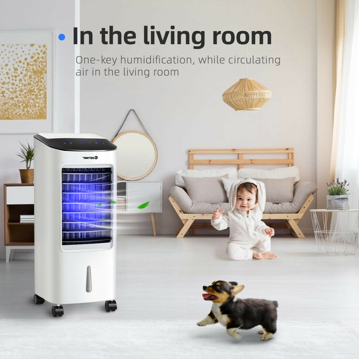 Evaporative Cooler 3-in-1 - With 7L Large Water Tank - Ideal for Home and Office Use