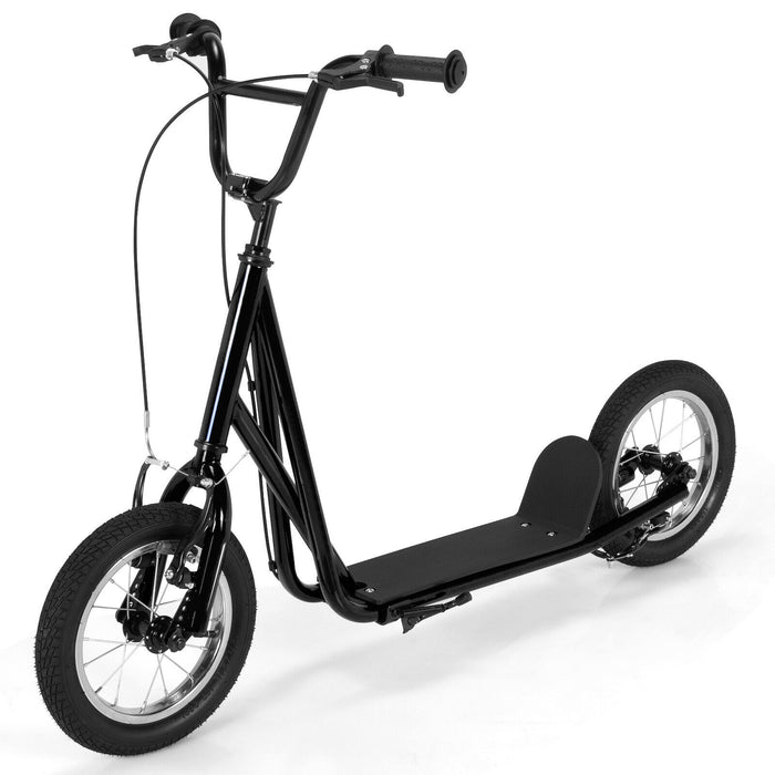 Children's Urban Scooter with Dual Hand Brakes and Adjustable Handlebar-