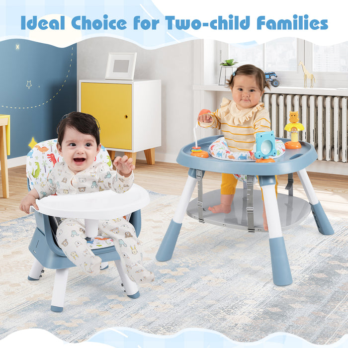 16-in-1 Convertible Baby High Chair with Removable Tray and 5-Point Harness-