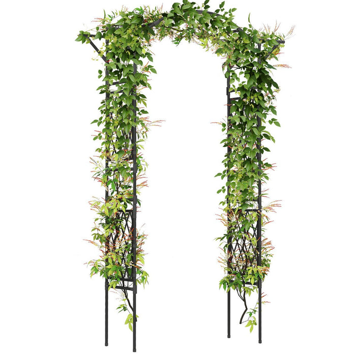 170 x 210 cm Garden Arch Trellis for Climbing Plants-