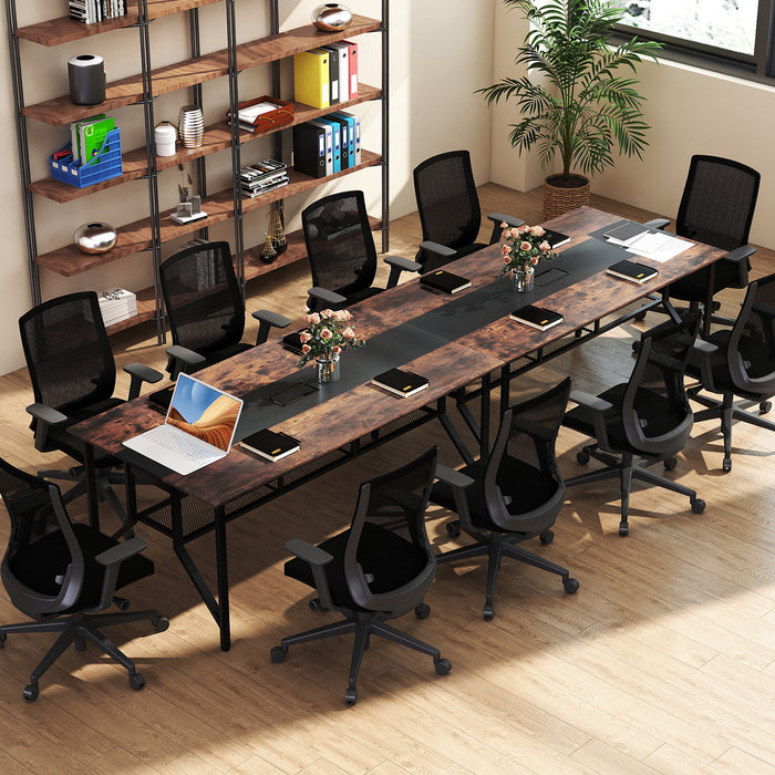 180 CM Conference Table Large Meeting Table for 6-8 People-