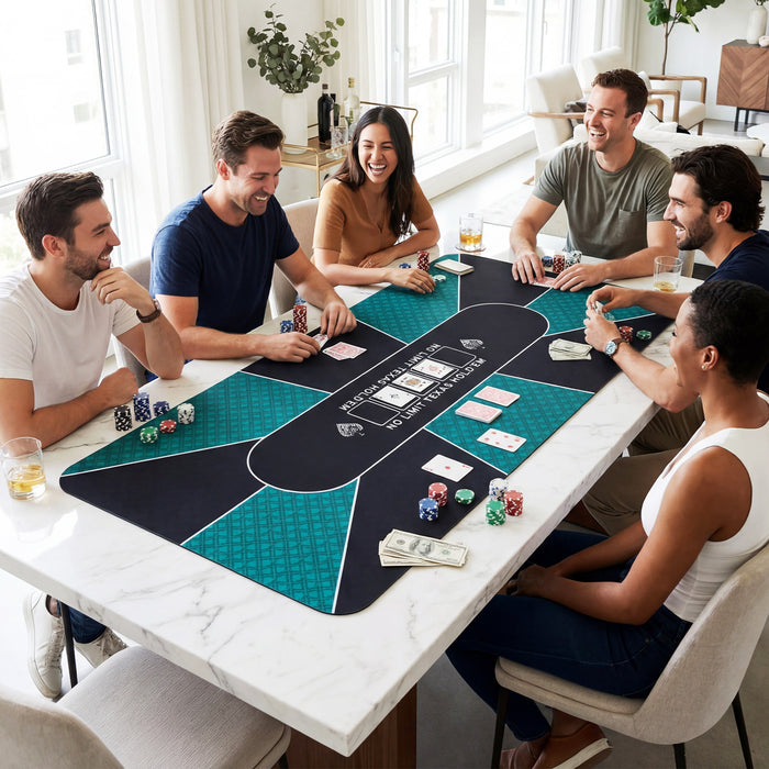 180 x 90 CM Poker Table Top with Water-repellent Surface-