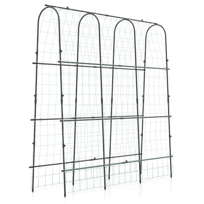 180 x 180 cm U-Shaped Garden Arched Trellis for Climbing Plants