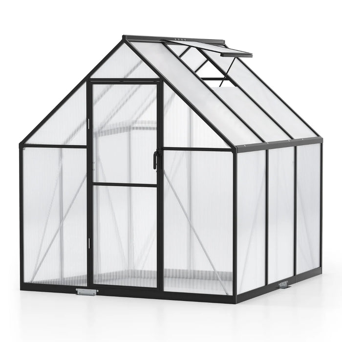 180 x 180CM Large Walk-in Aluminum Greenhouse-