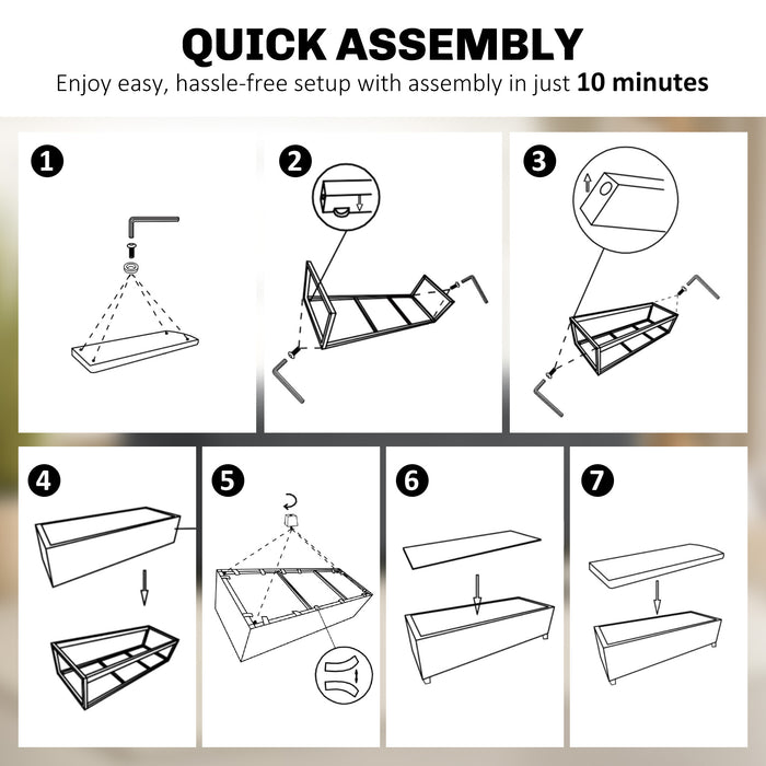 HOMCOM Storage Ottoman Bench, Corduroy Footstool with Removable Lid and Legs, 112cm Storage Chest Box for Living Room, Bedroom, Hallway, Grey