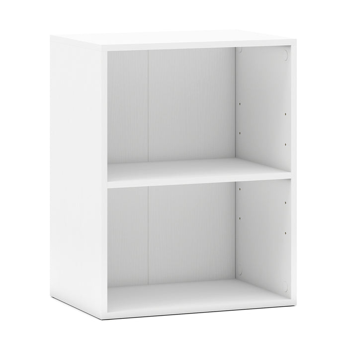 2-Cube Bookcase Floor Standing Open Bookshelf with 5-Position Adjustable Shelf-