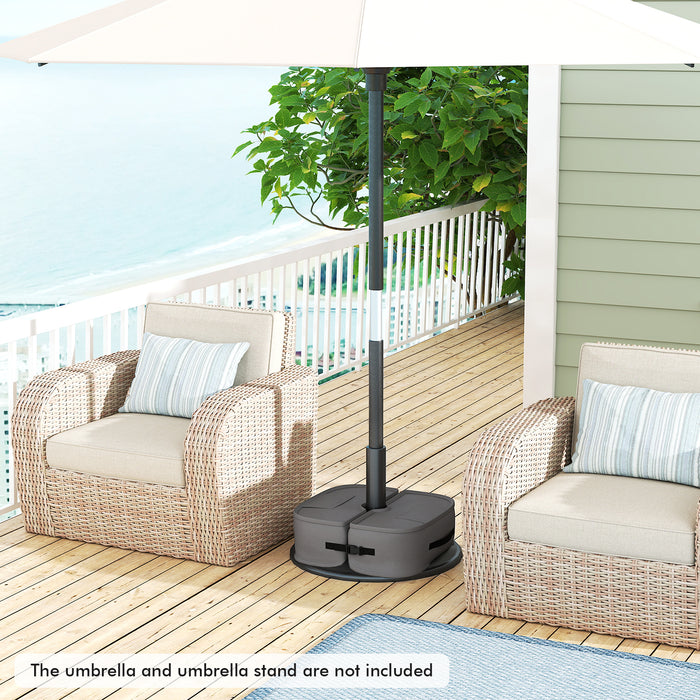 2-Pack 40 kg Umbrella Base Weight Sandbags-