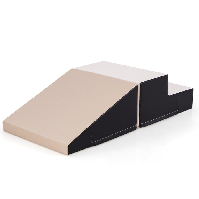 Step and Slide Climber, 2-Piece Set - Infant and Toddler Playground Equipment - Ideal for Enhancing Motor Skills in Young Children