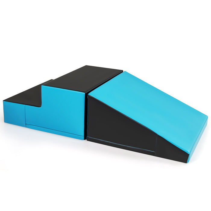 Step and Slide Climber, 2-Piece Set - Infant and Toddler Playground Equipment - Ideal for Enhancing Motor Skills in Young Children