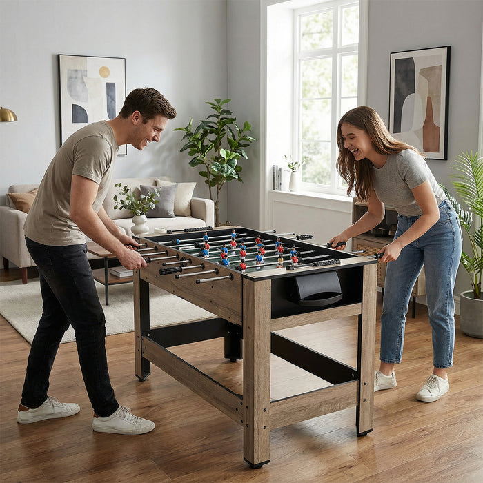 2-in-1 Swivel Game Table for Teens Adults-