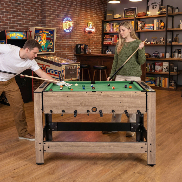 2-in-1 Swivel Game Table for Teens Adults-