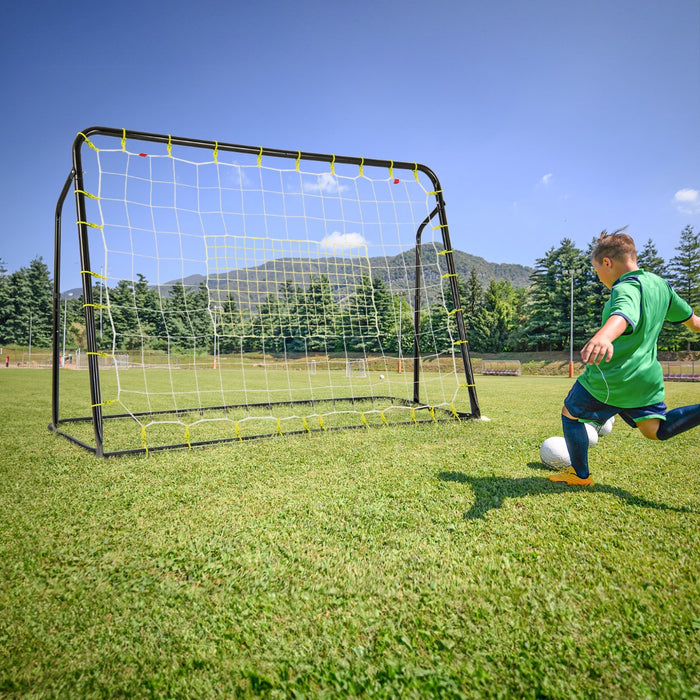 2-in-1 Kids Soccer Rebounder and Soccer Goal for Kids Aged 6+ Years Old-