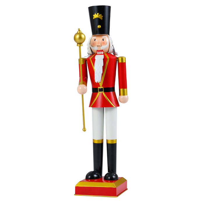 4 FT Christmas Nutcracker Xmas Nutcracker Figure with High Hat-