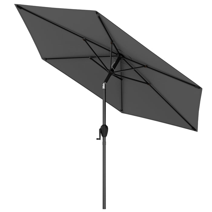 230CM Patio Umbrella with Push Button Tilt and Vented Canopy-
