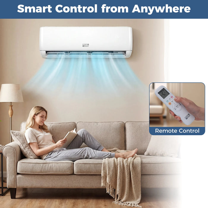 24000 BTU Mini Split AC & Heating System A++ Energy Efficient Inverter AC
