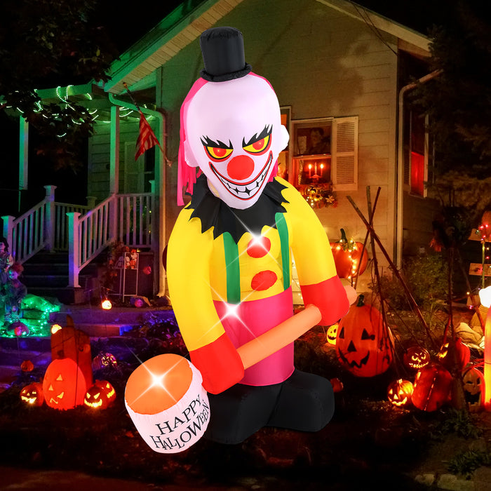 240 CM Giant Halloween Inflatables with Hammer and Sandbags