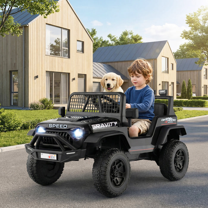 24V Battery Powered Ride On Car for Kids with Parent Remote Control-