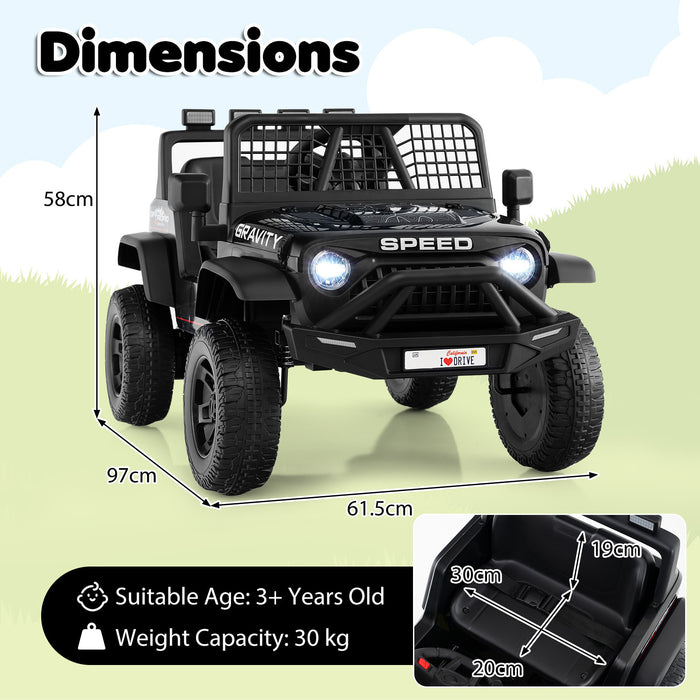 24V Battery Powered Ride On Car for Kids with Parent Remote Control-