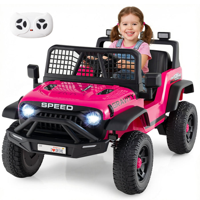 24V Battery Powered Ride On Car for Kids with Parent Remote Control-
