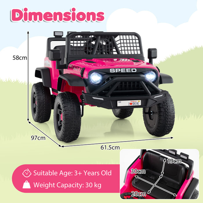 24V Battery Powered Ride On Car for Kids with Parent Remote Control-