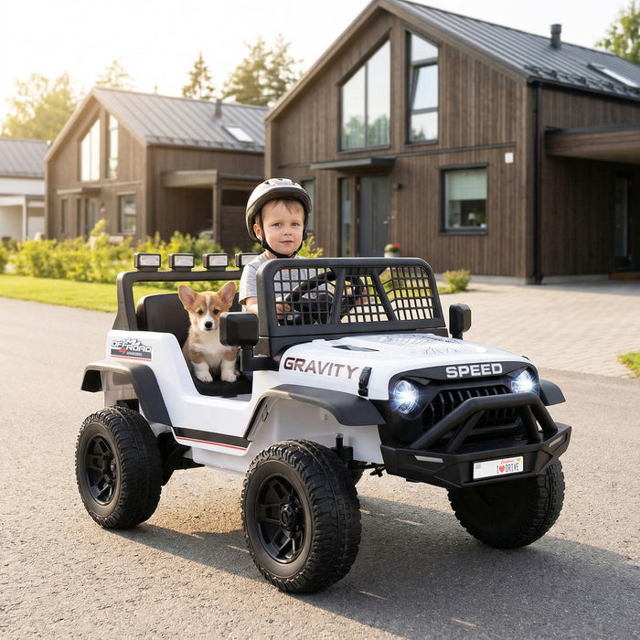 24V Battery Powered Ride On Car for Kids with Parent Remote Control-