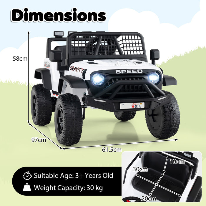 24V Battery Powered Ride On Car for Kids with Parent Remote Control-