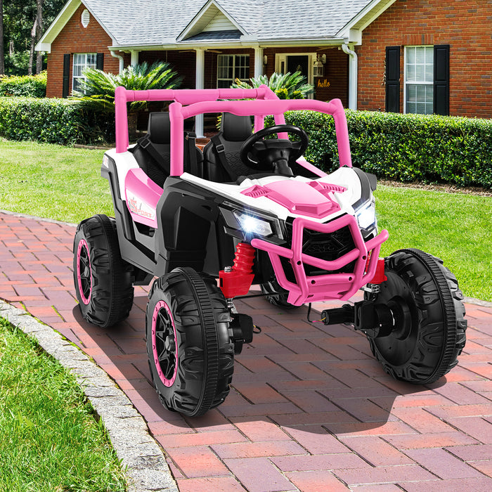 24V Kids Ride on UTV with 4 x 100W Powerful Engin and Remote Control-