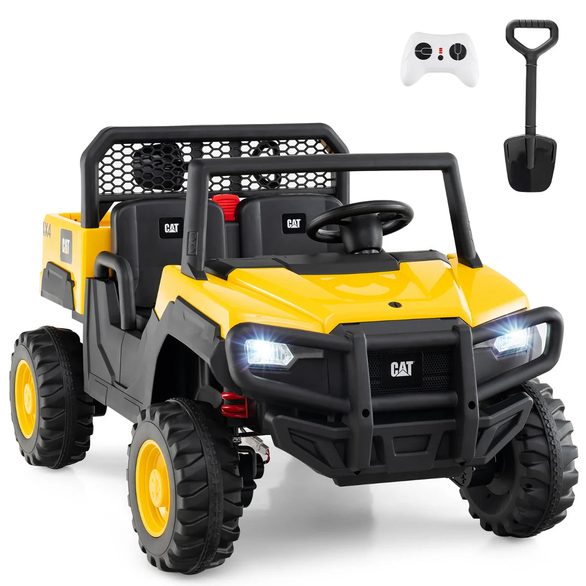 24V Ride On Dump Truck with Remote Control and Music-