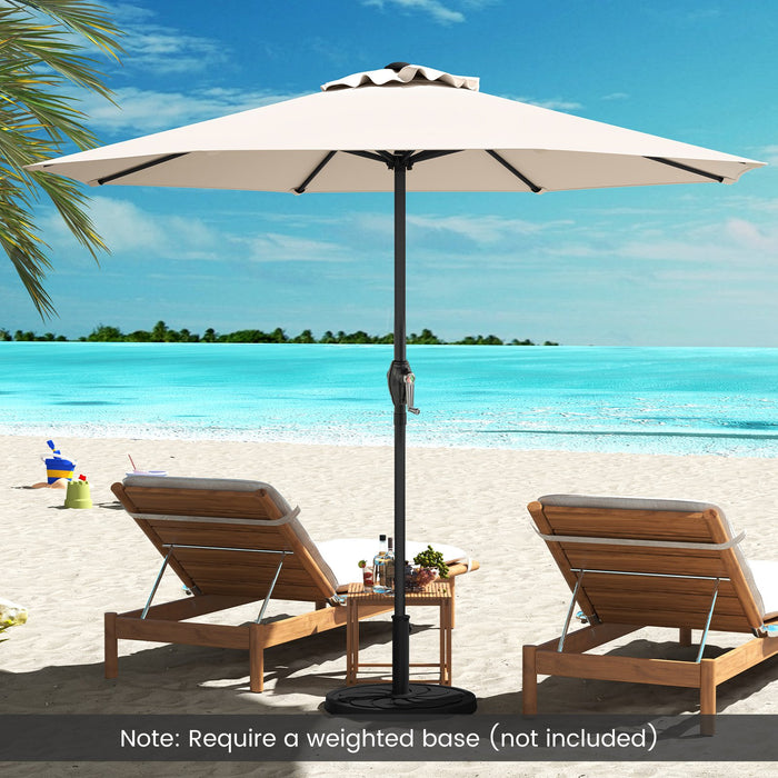 250 cm Patio Umbrella Outdoor Heavy Duty Market Umbrella-