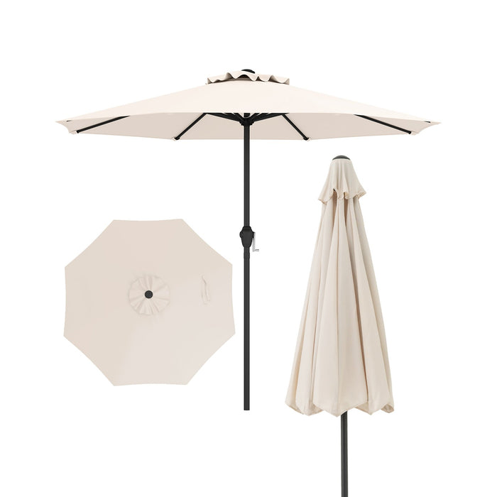 250 cm Patio Umbrella Outdoor Heavy Duty Market Umbrella-