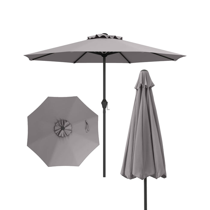 250 cm Patio Umbrella Outdoor Heavy Duty Market Umbrella-
