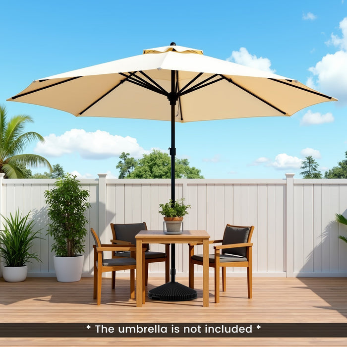 25 kg Water and Sand Weighted Umbrella Base for Poolside-