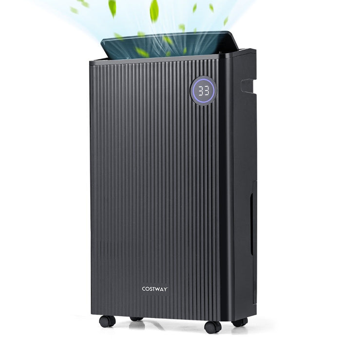 25L/D Dehumidifier for Home with 4 Modes 3-Color Indicator 24H Timer-