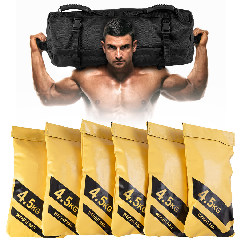 27 KG Heavy Duty Adjustable Training Sandbag of 1680D Oxford Cloth 500D PVC Net Cloth