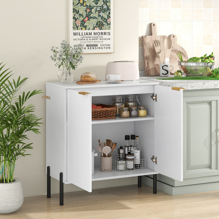 2-Door Modern Cupboard Buffet Cabinet-
