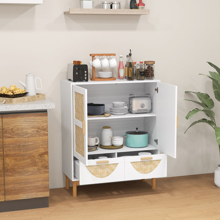 Accent Floor Storage - 2-Door Sideboard Buffet Cabinet - Ideal for Organizing and Decluttering Your Home